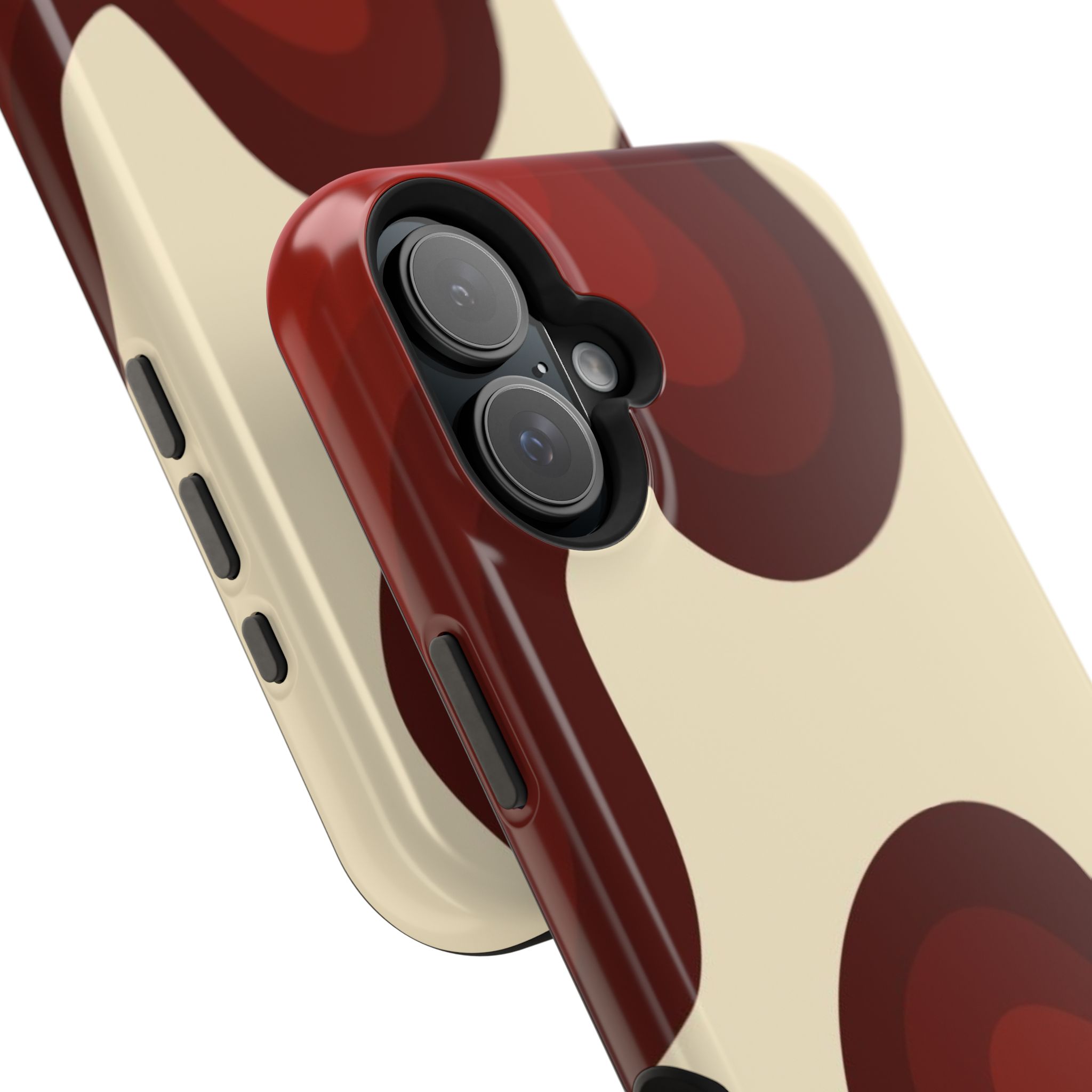 Impulsion : Coque iPhone – design abstrait rouge et originale – Image 32