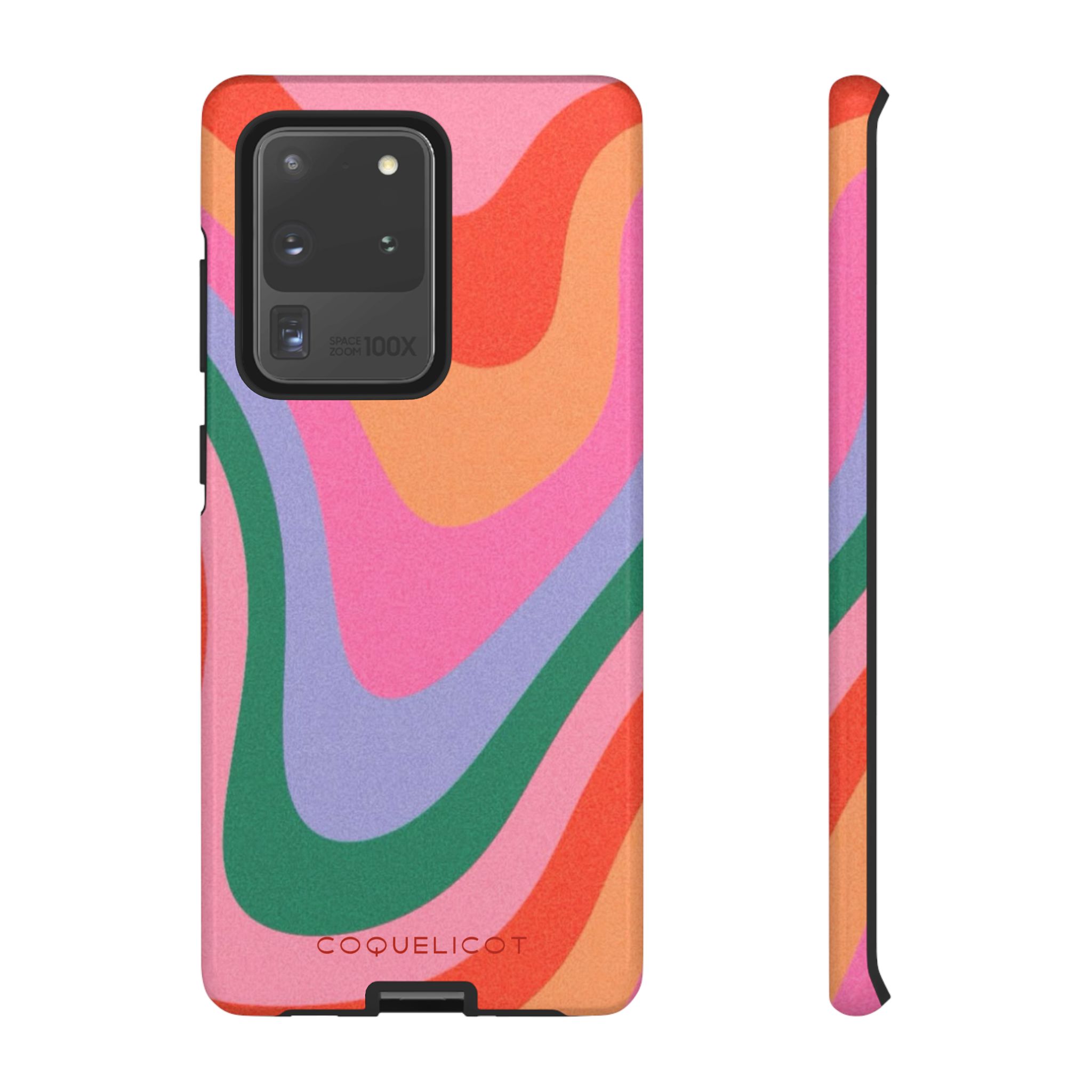Coque Samsung Groove Jungle – Design ondulé artistique & esthétique fluide – Image 2