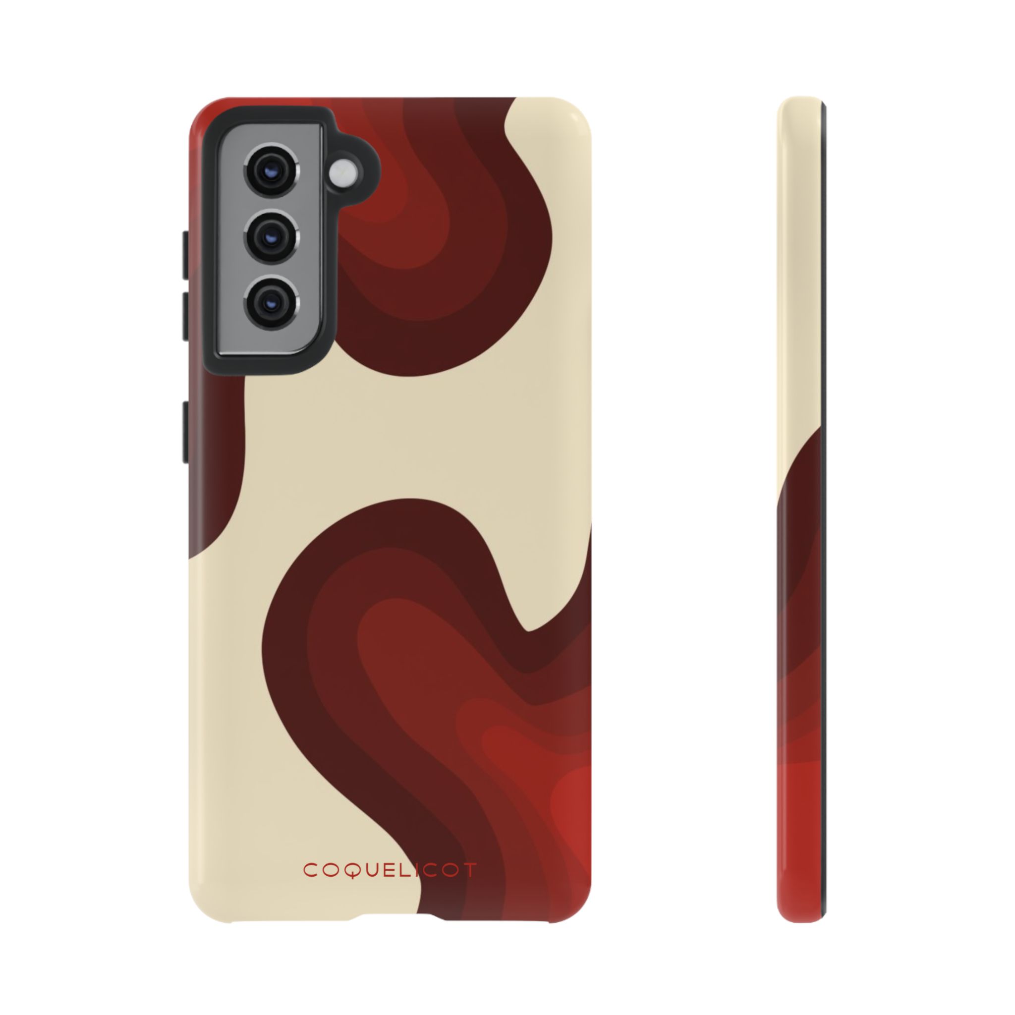 Coque Samsung Impulsion – Motif rouge signature & style affirmé – Image 4