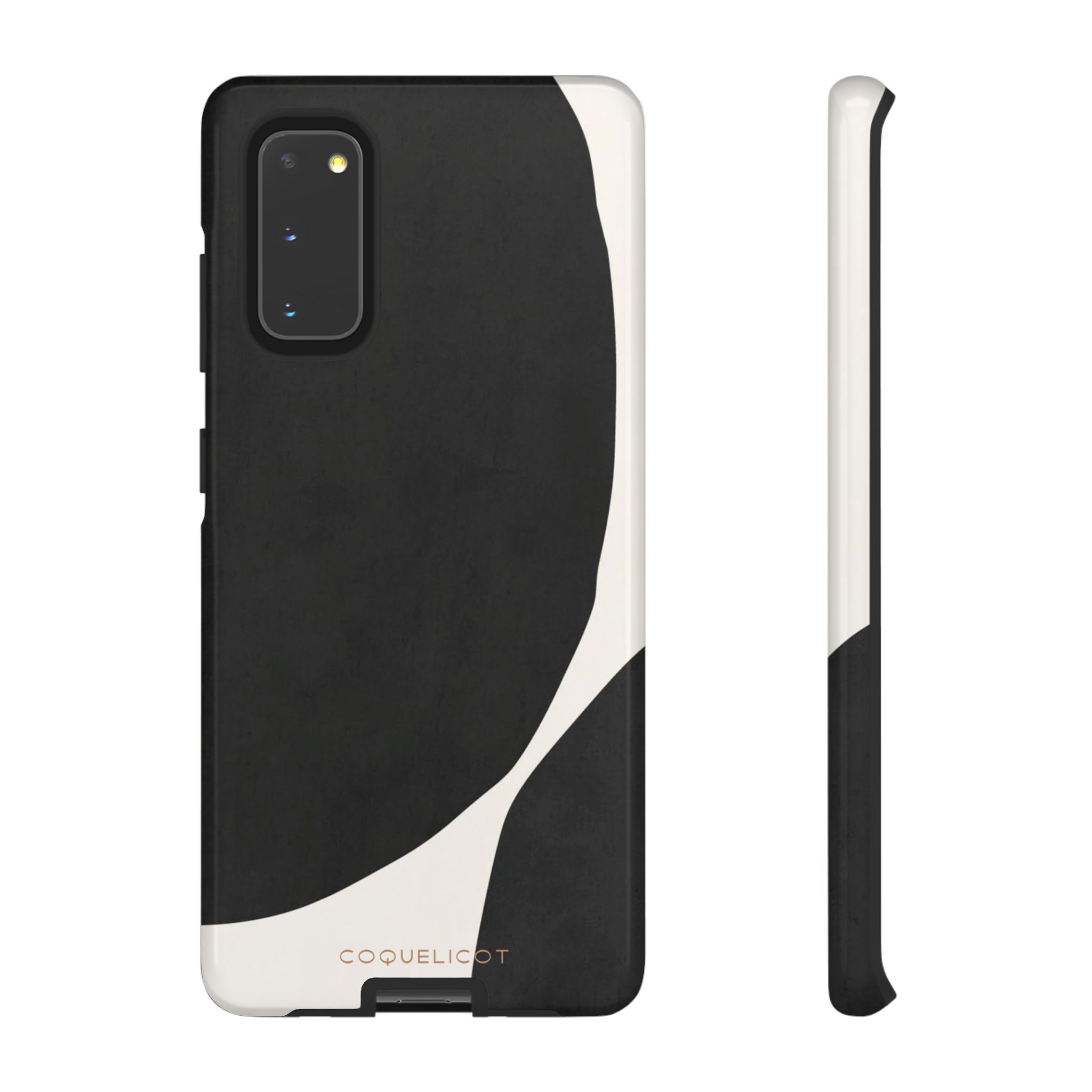 Coque Samsung Encre – Coque design noir abstrait élégante et originale
