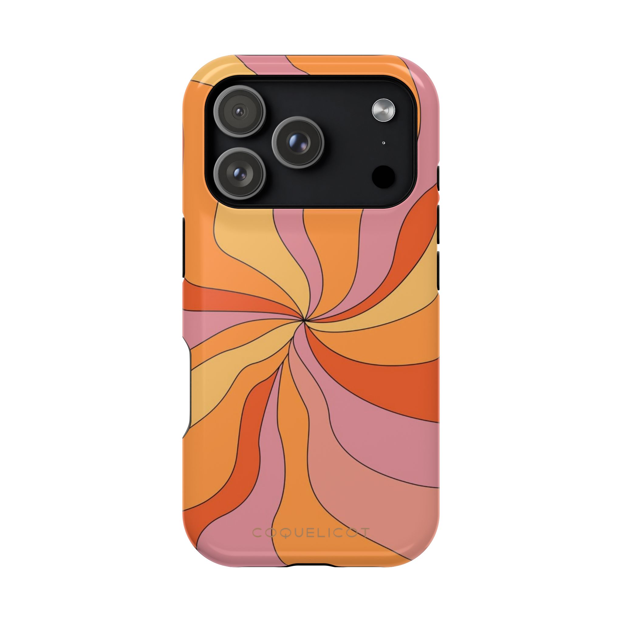Retro Swirl : Coque iPhone – Motif Années 70 Psychédélique – Image 5
