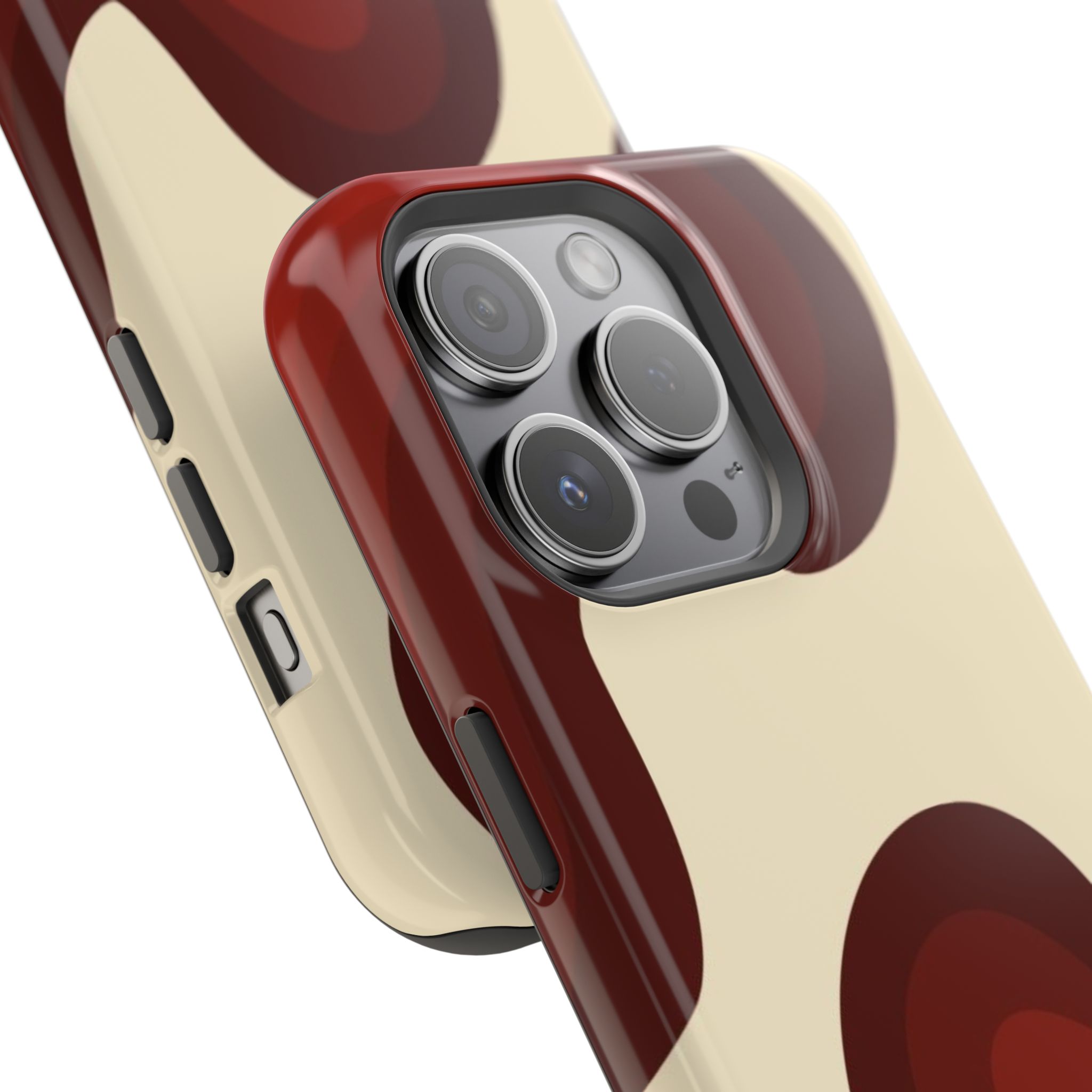 Impulsion : Coque iPhone – design abstrait rouge et originale – Image 15