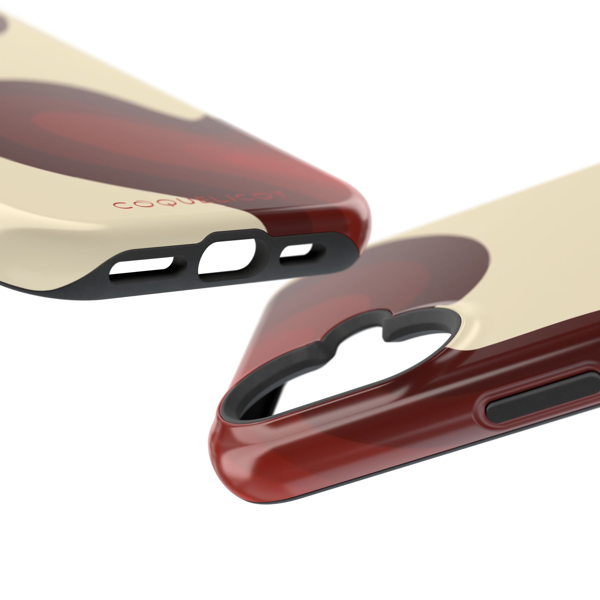 Impulsion : Coque iPhone – design abstrait rouge et originale – Image 29