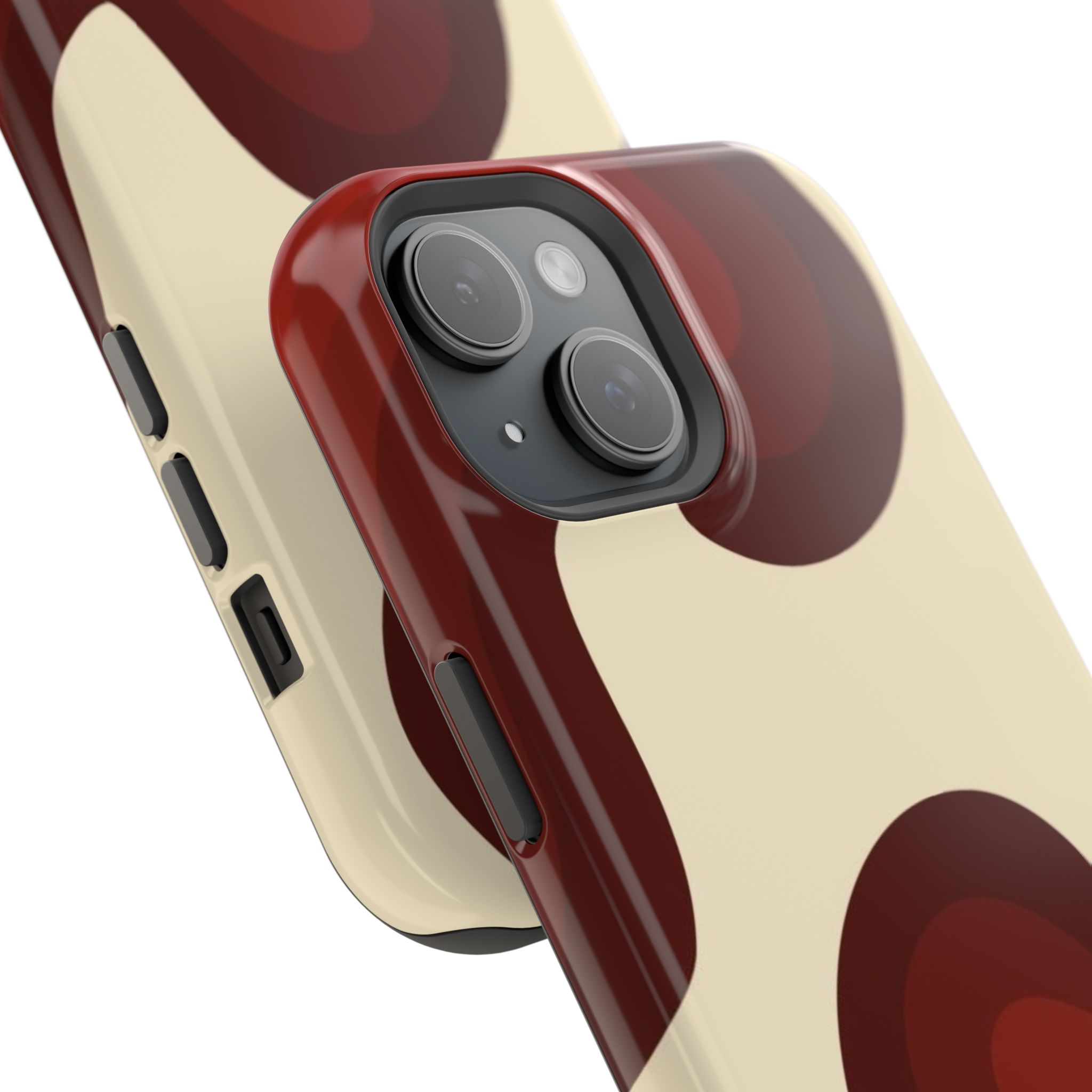 Impulsion : Coque iPhone – design abstrait rouge et originale – Image 11