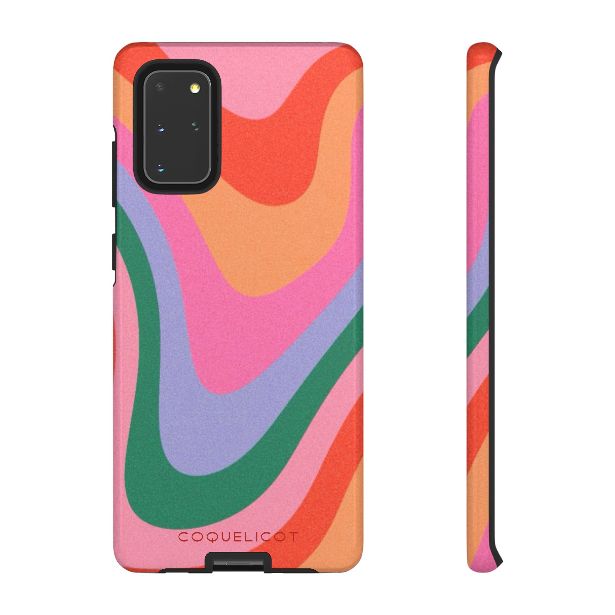 Coque Samsung Groove Jungle – Design ondulé artistique & esthétique fluide – Image 3