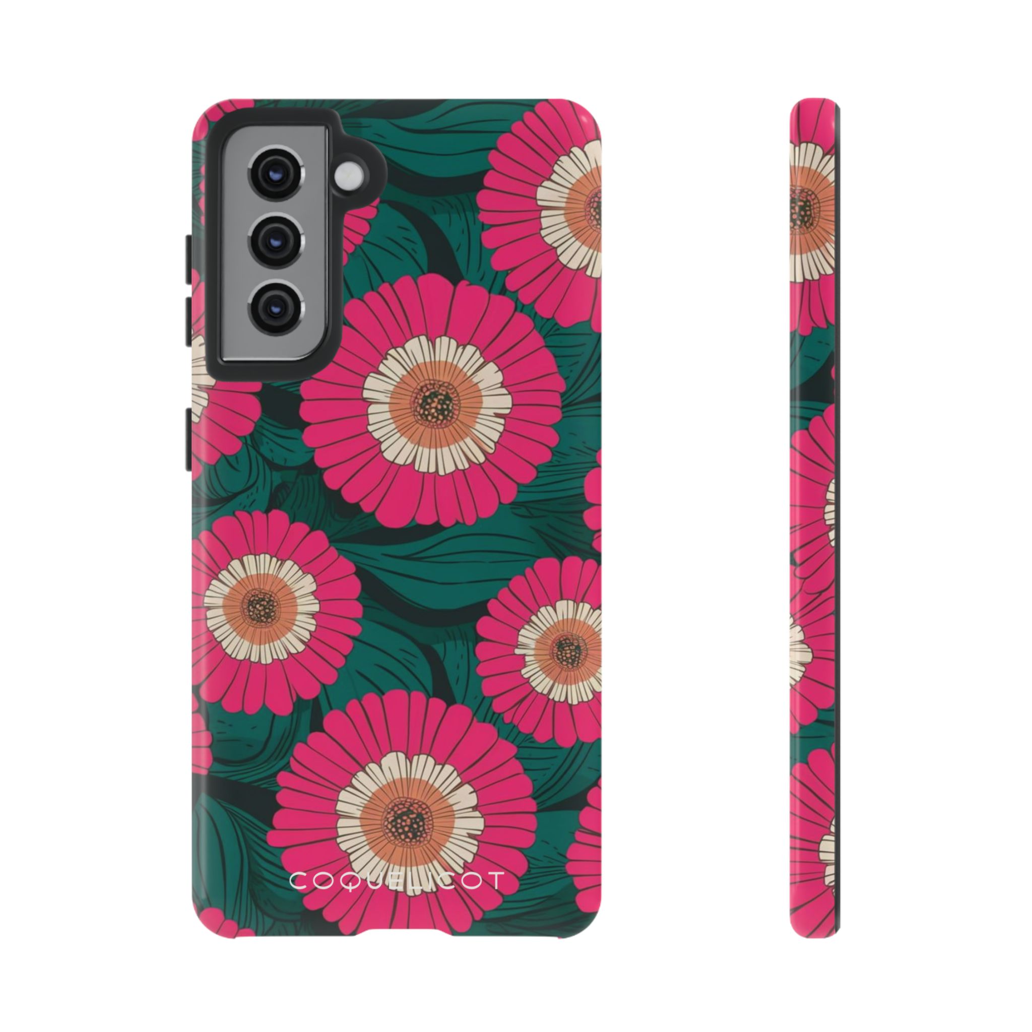 Coque Samsung Zinnia Pop – Motif floral lumineux & énergie colorée – Image 4