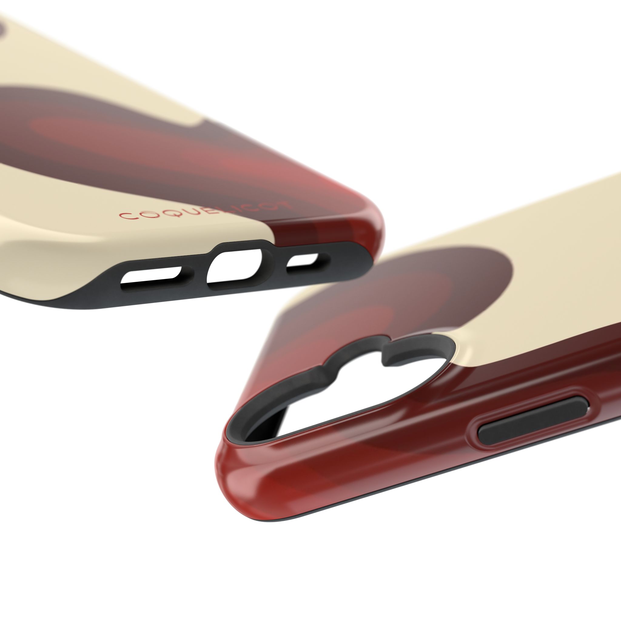 Impulsion : Coque iPhone – design abstrait rouge et originale – Image 33