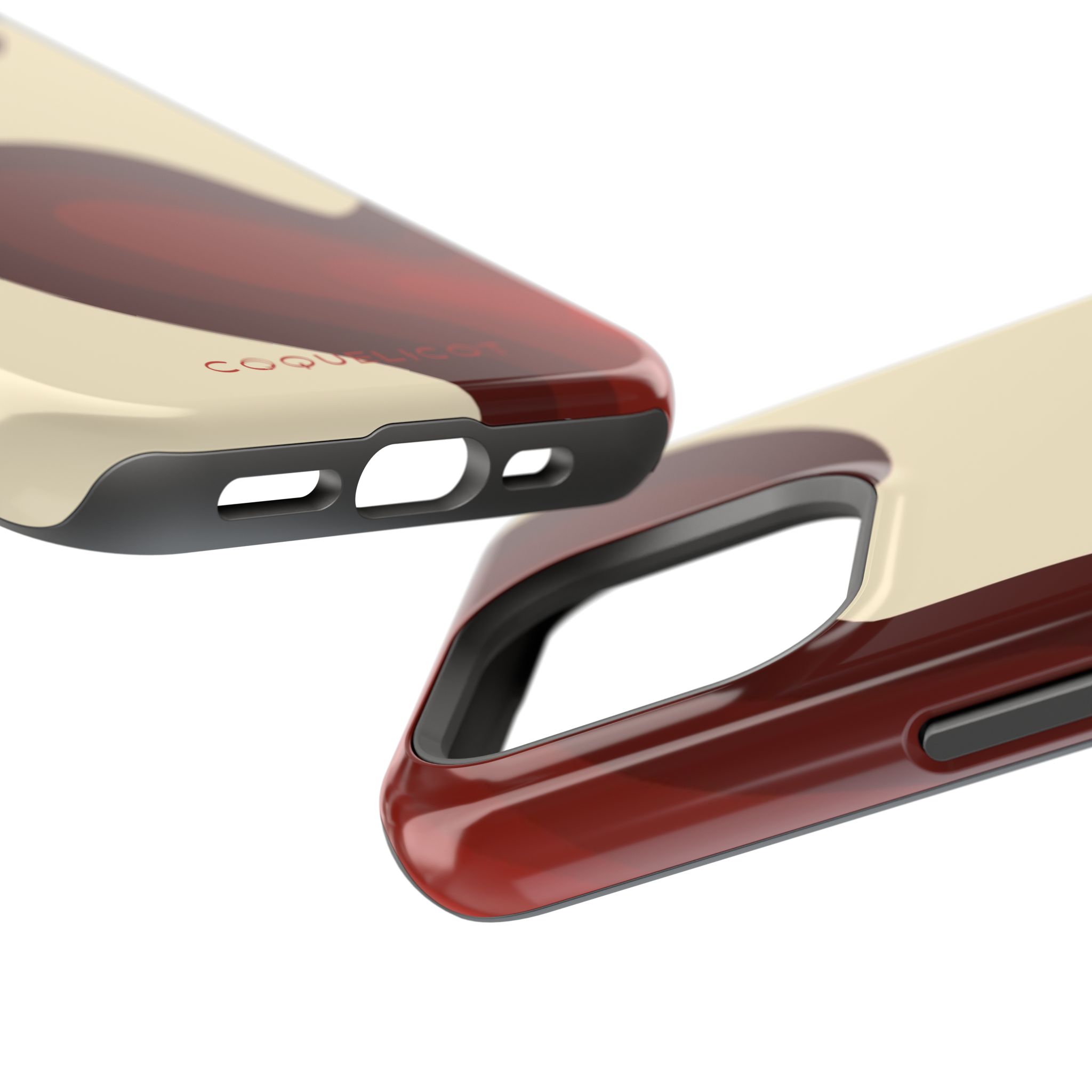 Impulsion : Coque iPhone – design abstrait rouge et originale – Image 16