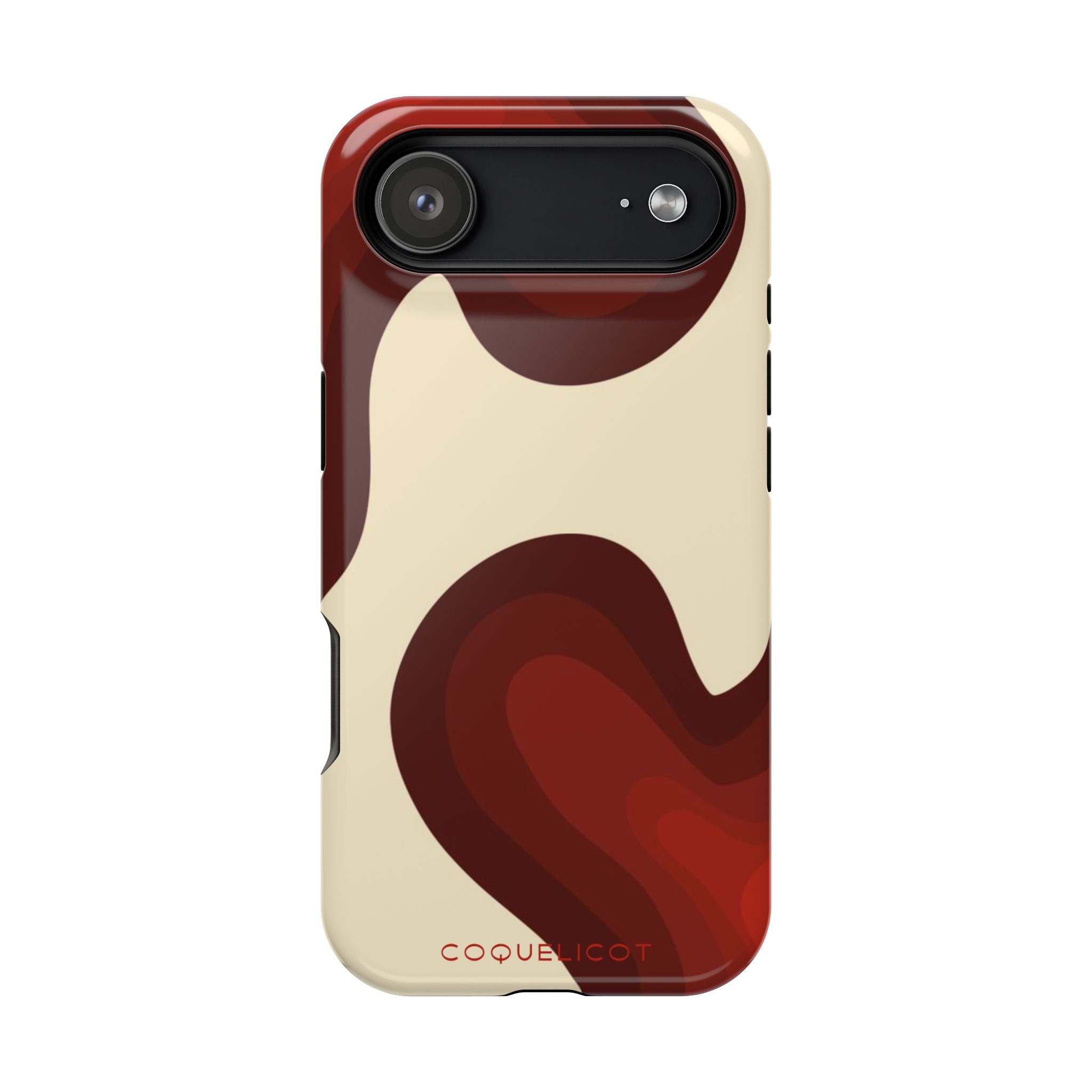 Impulsion : Coque iPhone – design abstrait rouge et originale – Image 43