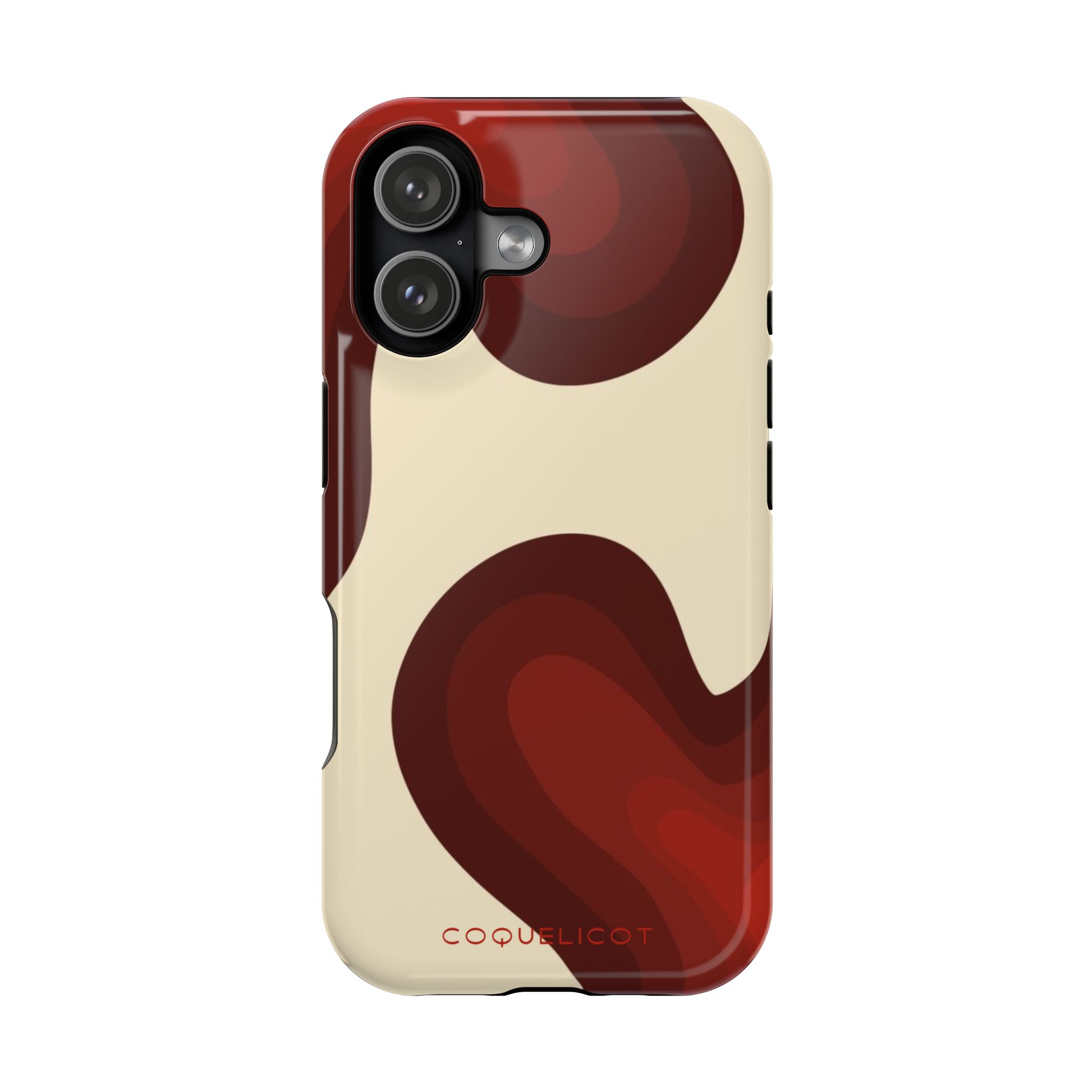 Impulsion : Coque iPhone – design abstrait rouge et originale – Image 42