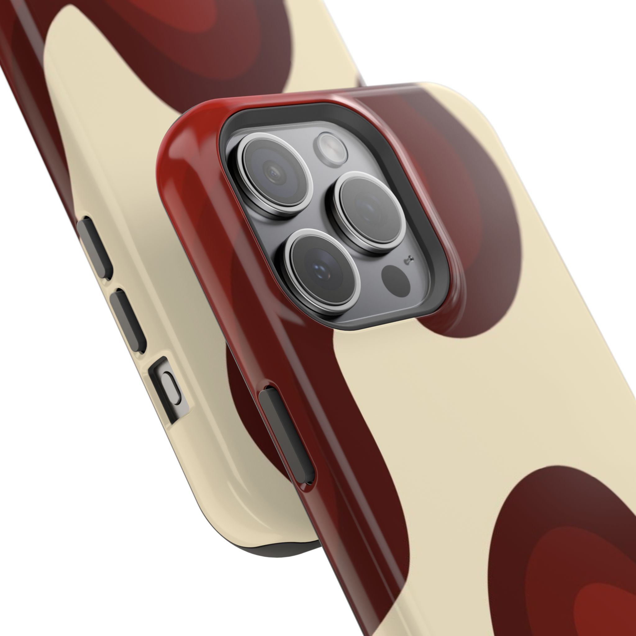 Impulsion : Coque iPhone – design abstrait rouge et originale – Image 23