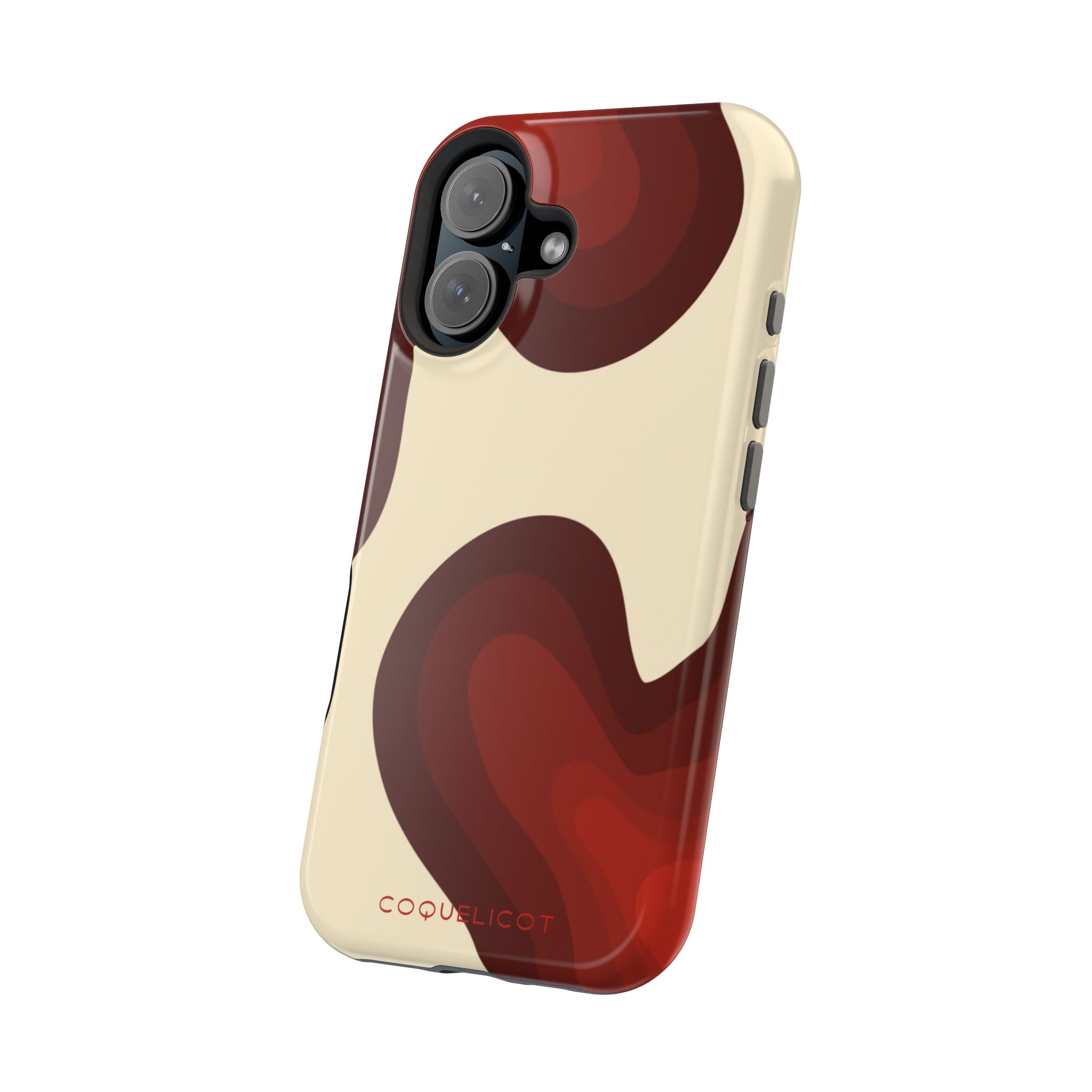 Impulsion : Coque iPhone – design abstrait rouge et originale – Image 27