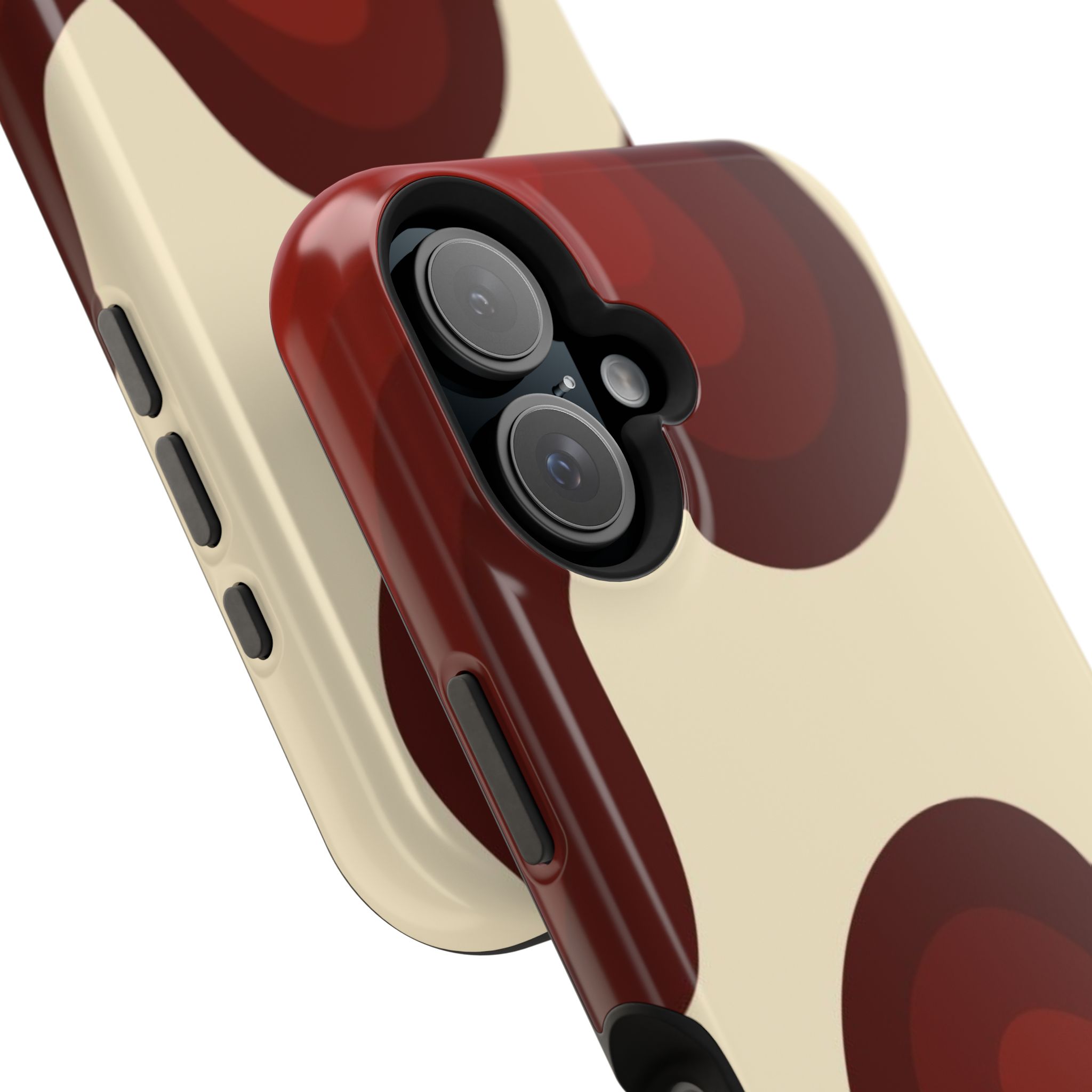 Impulsion : Coque iPhone – design abstrait rouge et originale – Image 28