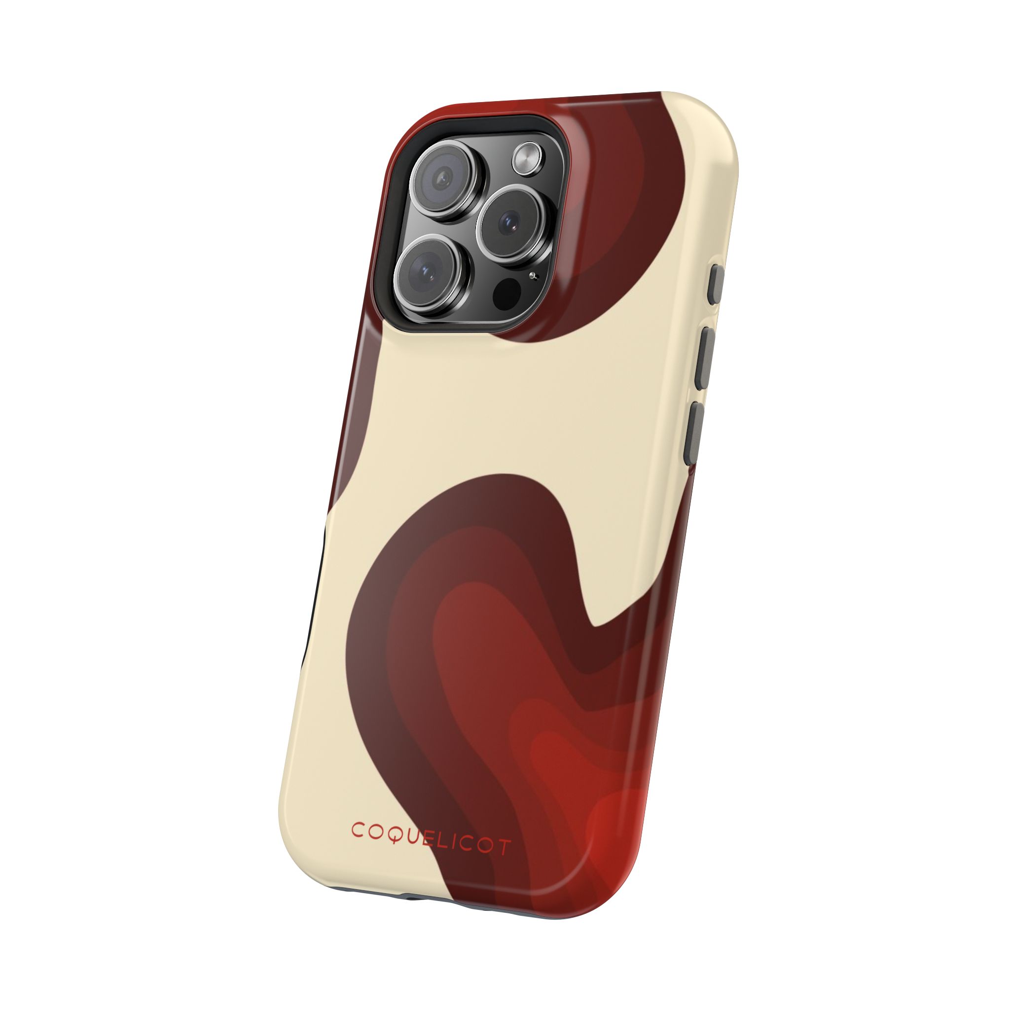 Impulsion : Coque iPhone – design abstrait rouge et originale – Image 35