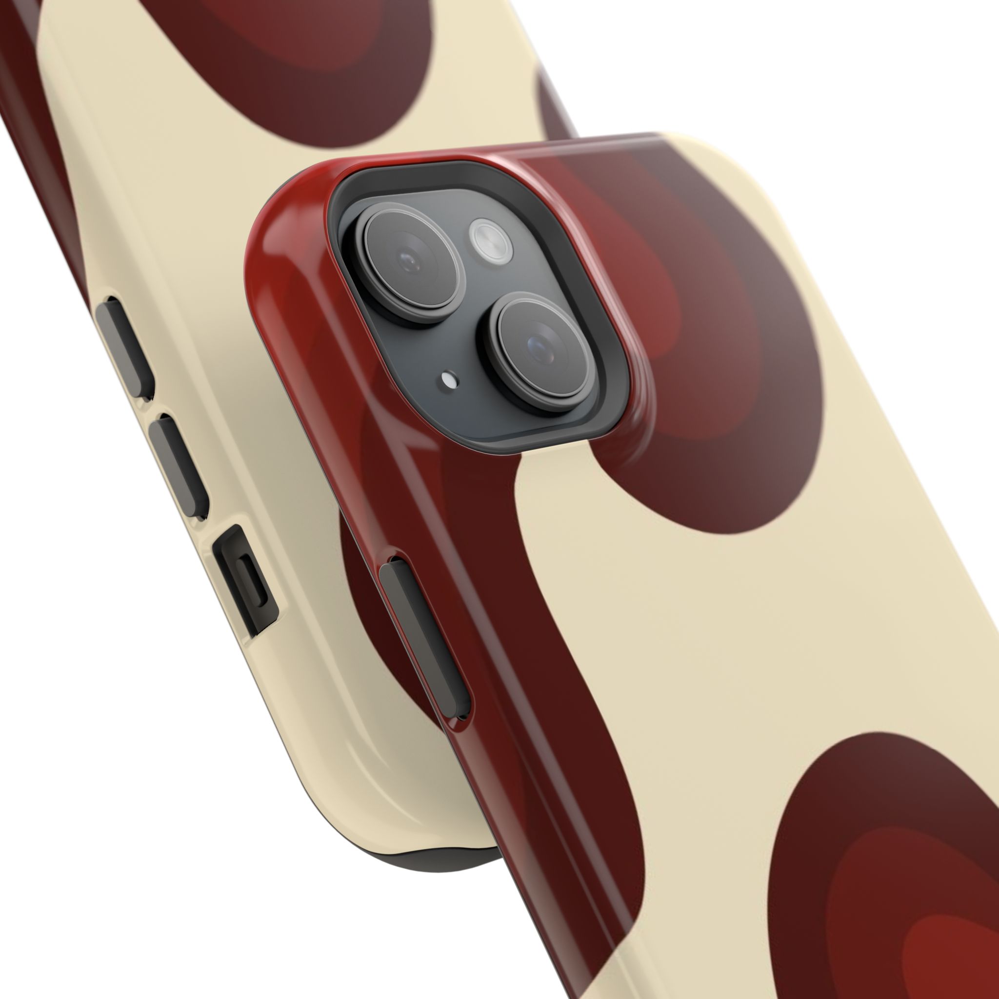 Impulsion : Coque iPhone – design abstrait rouge et originale – Image 19