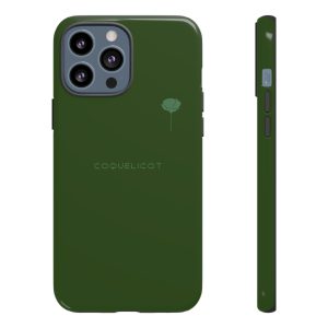 Coque iPhone Forêt Calme – Design naturel minimaliste & esthétique verte