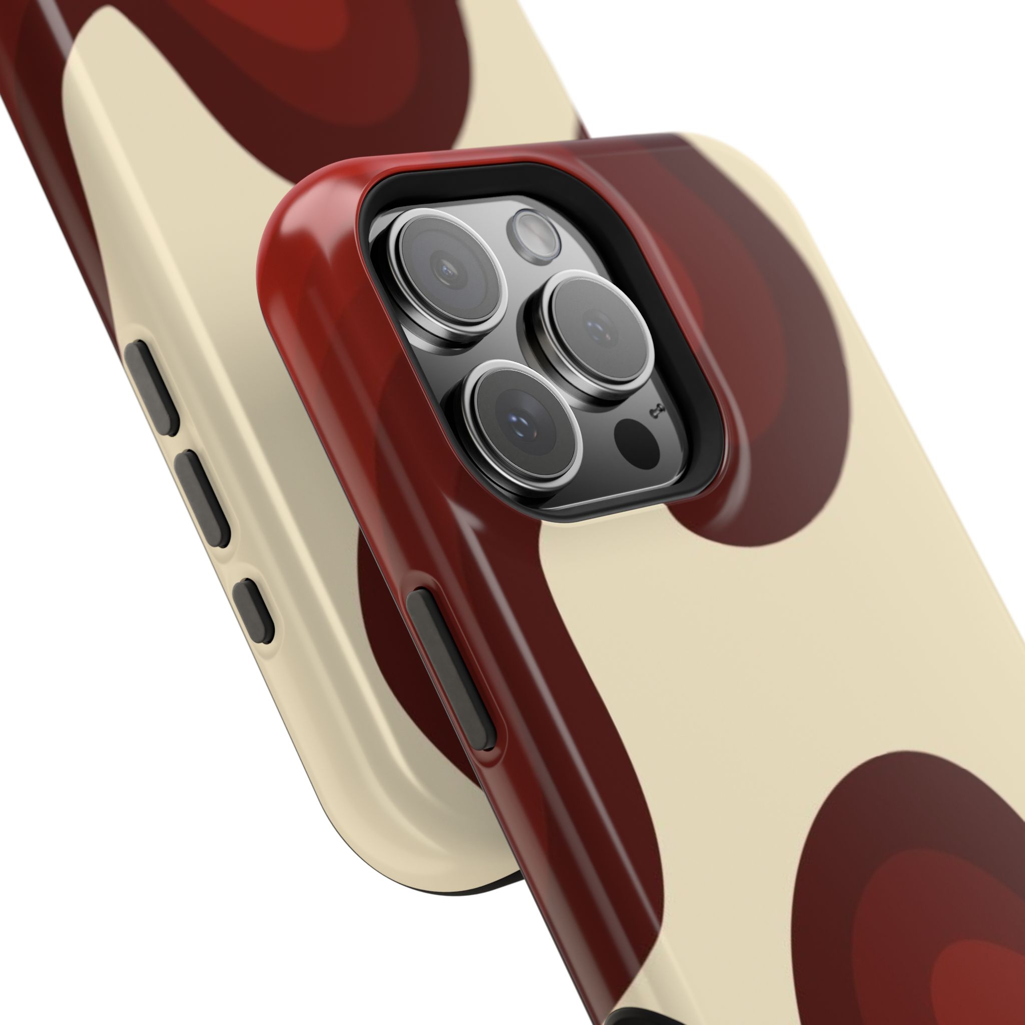 Impulsion : Coque iPhone – design abstrait rouge et originale – Image 40