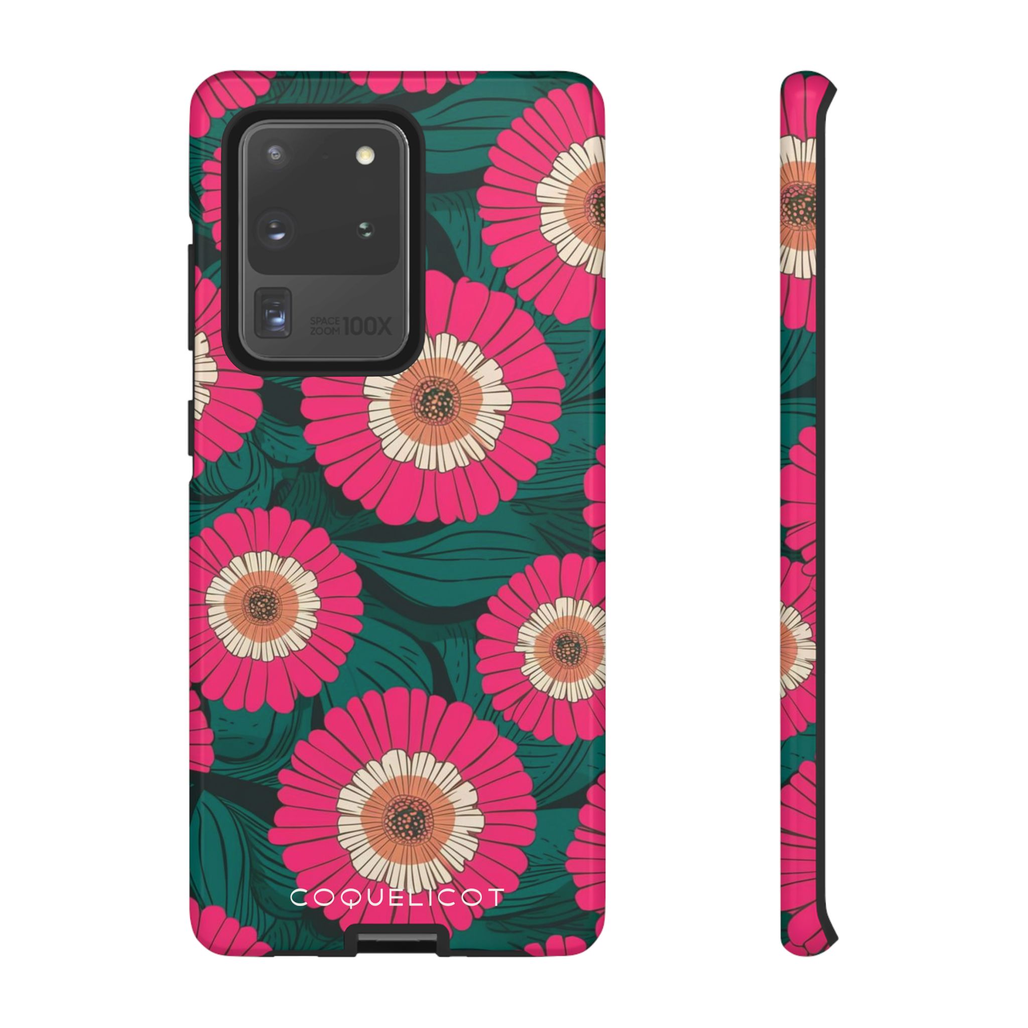 Coque Samsung Zinnia Pop – Motif floral lumineux & énergie colorée – Image 2