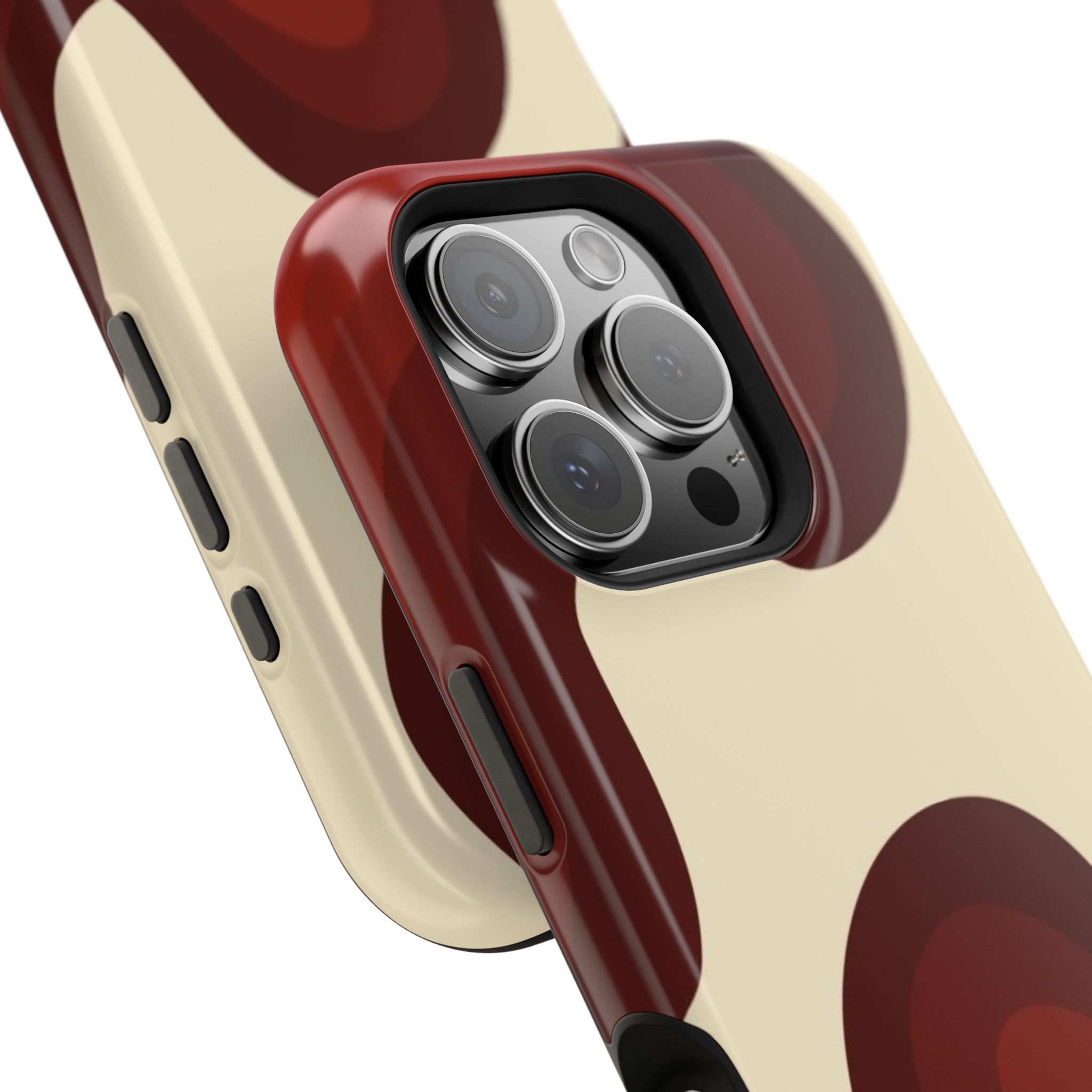 Impulsion : Coque iPhone – design abstrait rouge et originale – Image 36