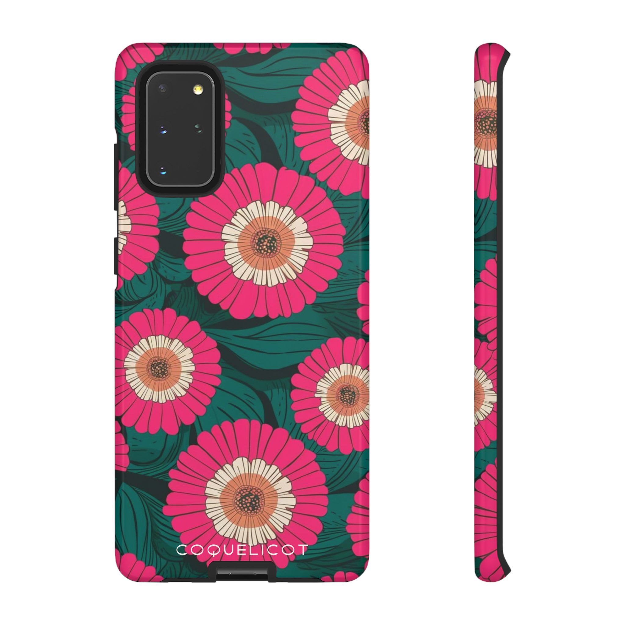 Coque Samsung Zinnia Pop – Motif floral lumineux & énergie colorée – Image 3
