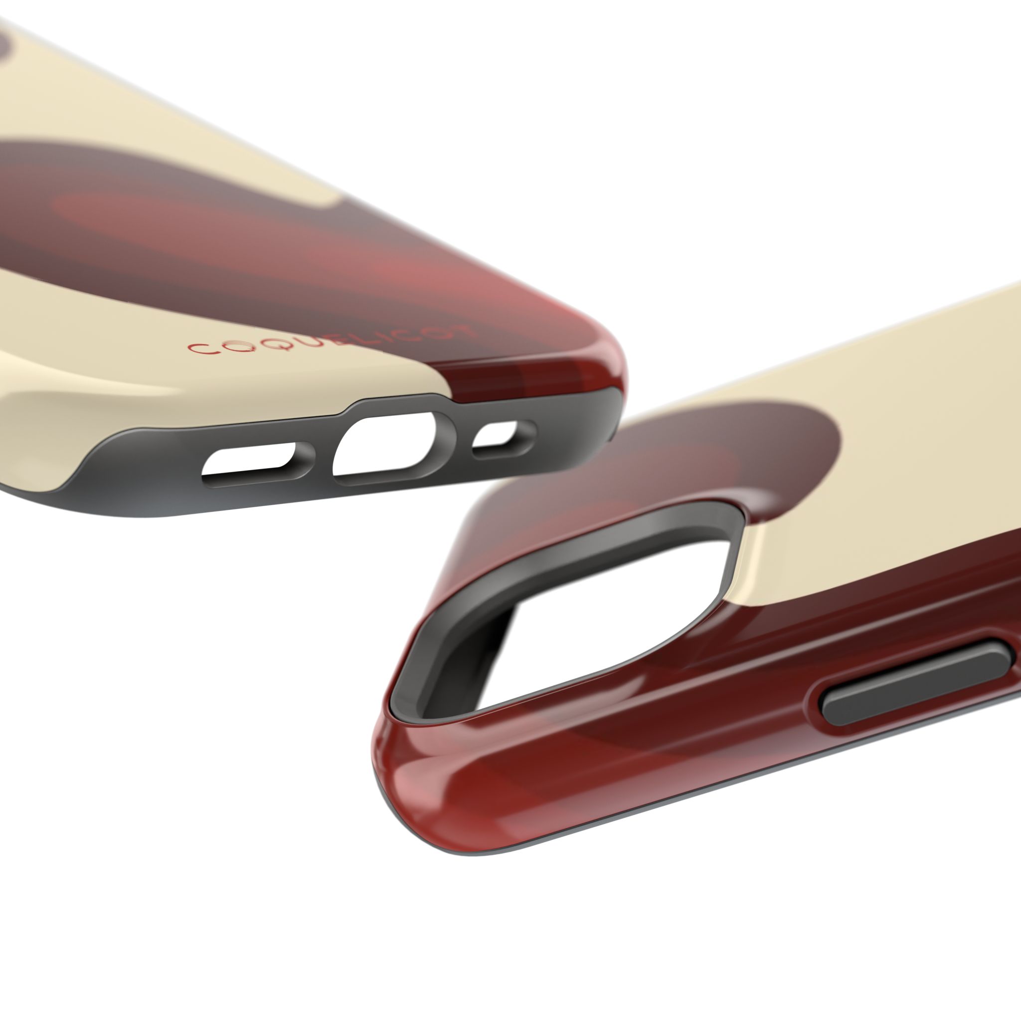 Impulsion : Coque iPhone – design abstrait rouge et originale – Image 12