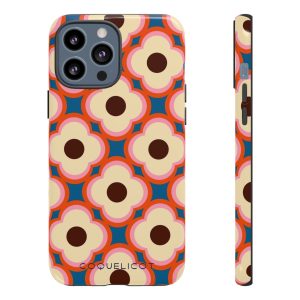 Coque iPhone Flower Power – Motif floral rétro & vibes années 70