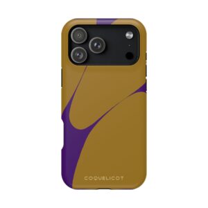 Ochre — Coque iPhone rétro et graphique au design affirmé