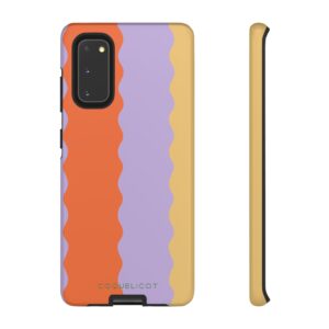 Rivage — Samsung case with soft, wavy stripes