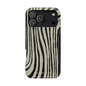 Libre – Coque iPhone design graphique noir et beige