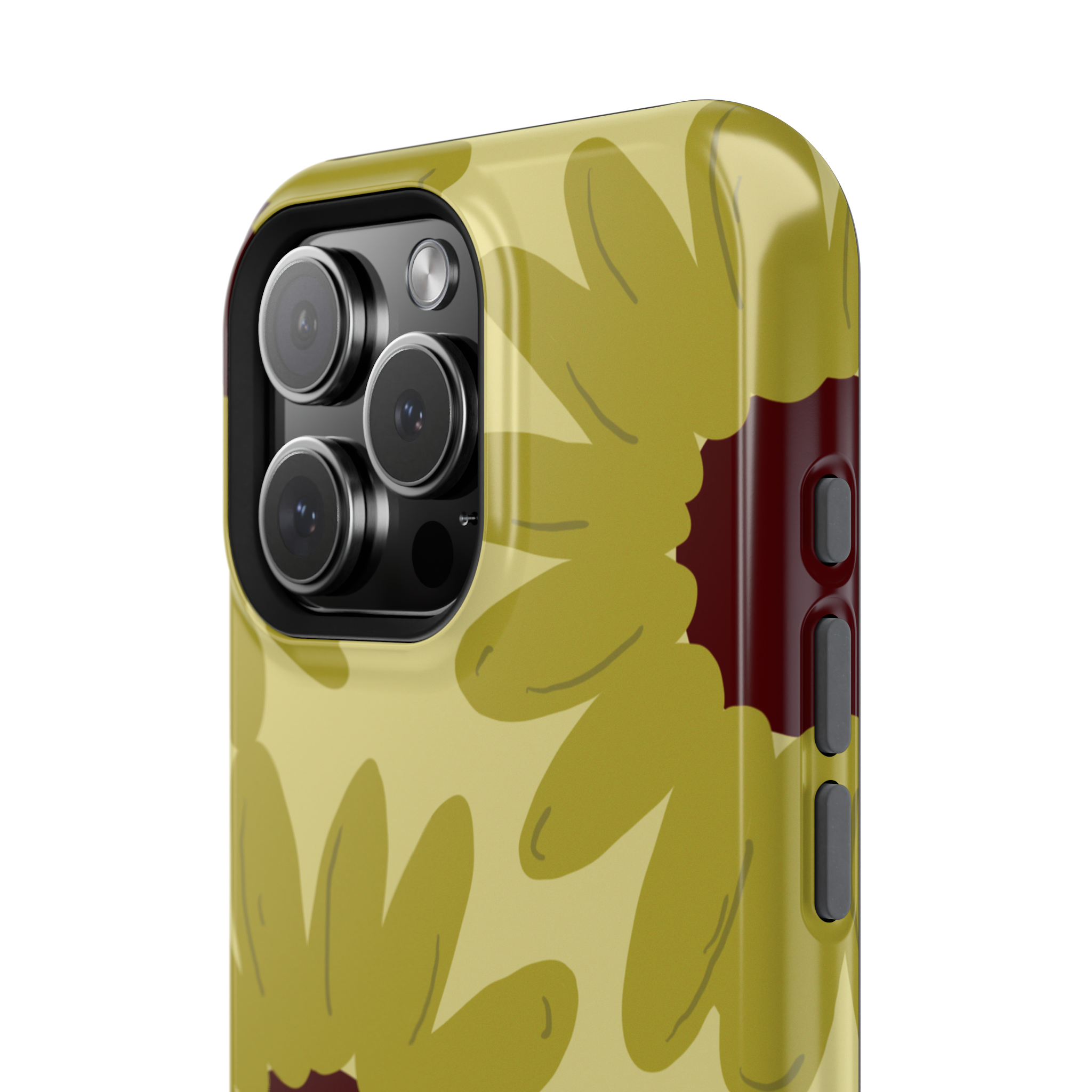 Girasol : Funda para iPhone – Diseño gráfico retro y colorido de una flor - Imagen 5