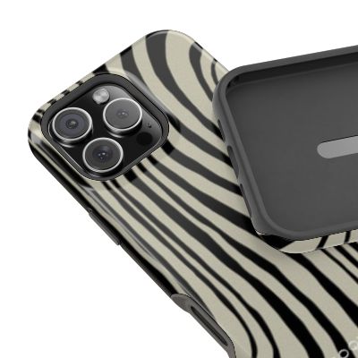 Libre – iPhone case with a black and beige graphic design - Image 5